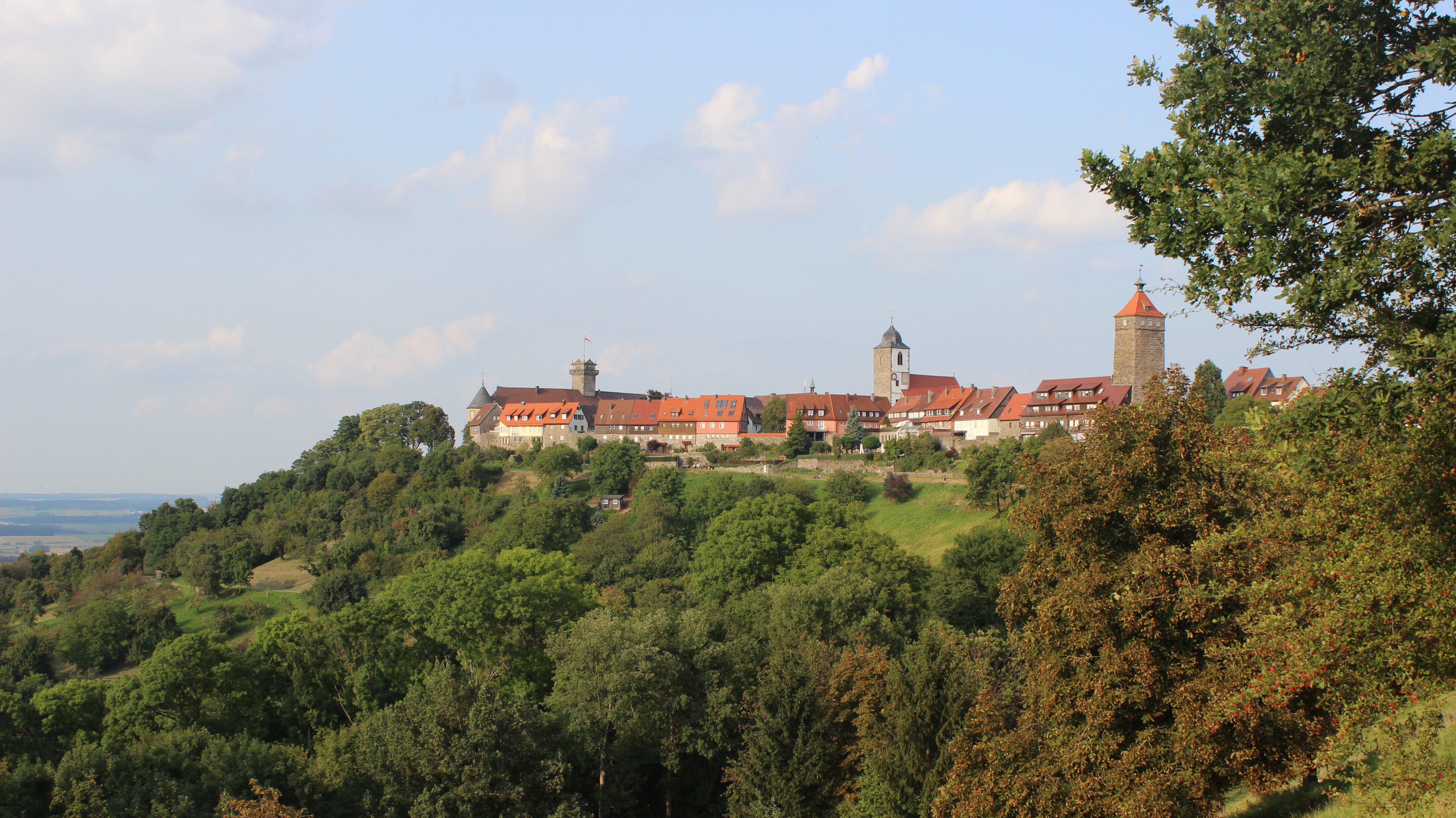 Blick auf Waldenburg